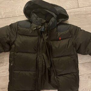 Polo Ralph Lauren Boys Black Down Jacket Size 6